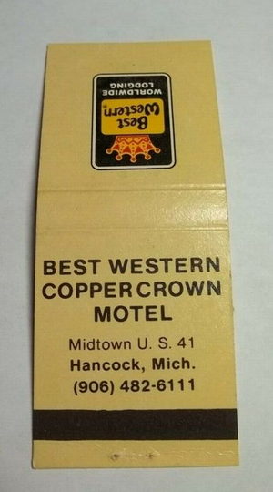 Copper Crown Motel - Matchbook